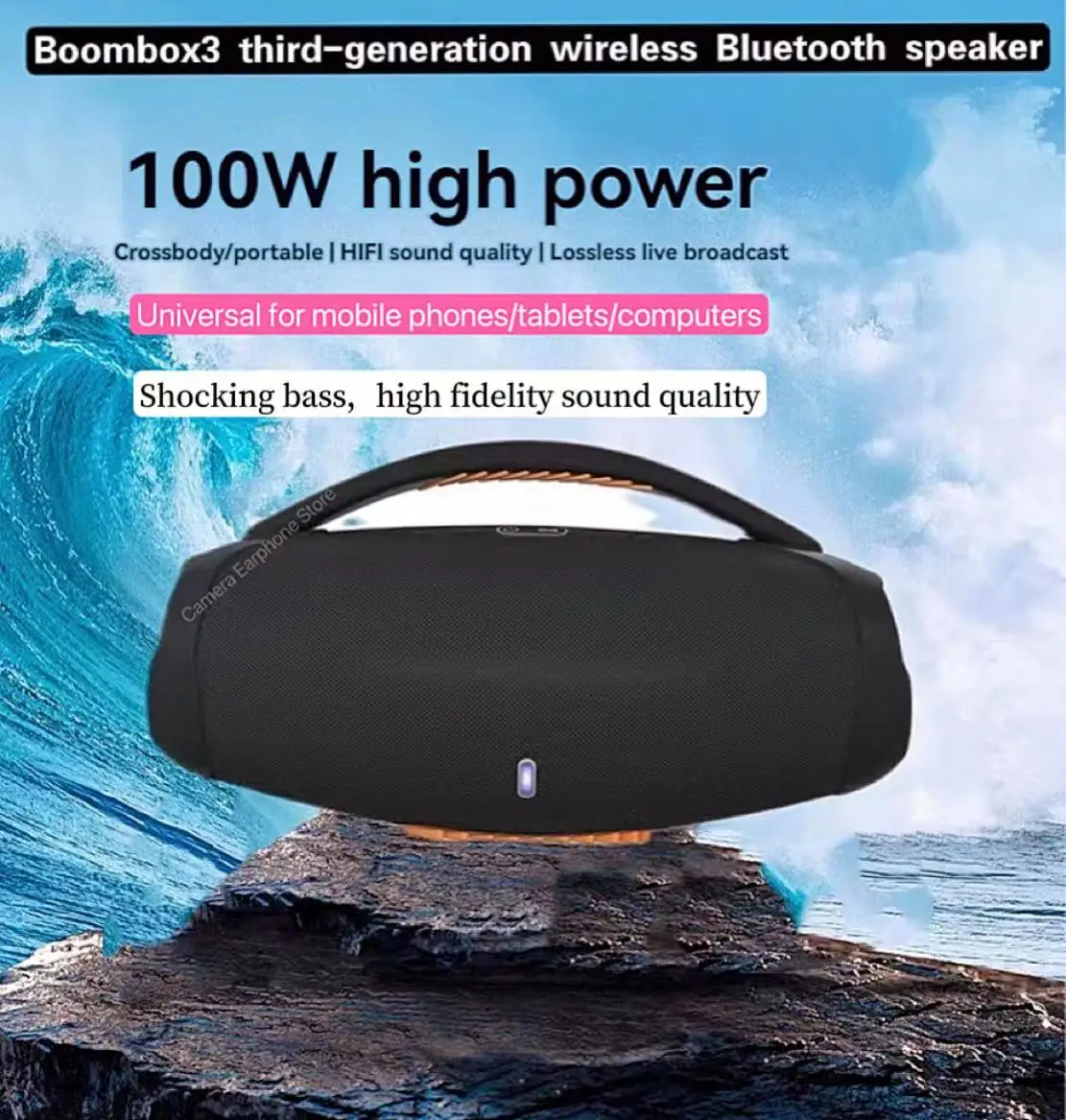 Home Cinema Jbl - Caixa de som 100w alto-falantes bluetooth