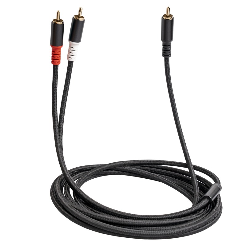 Audio Home Cinema - 1/2/3m 1 rca macho para 2