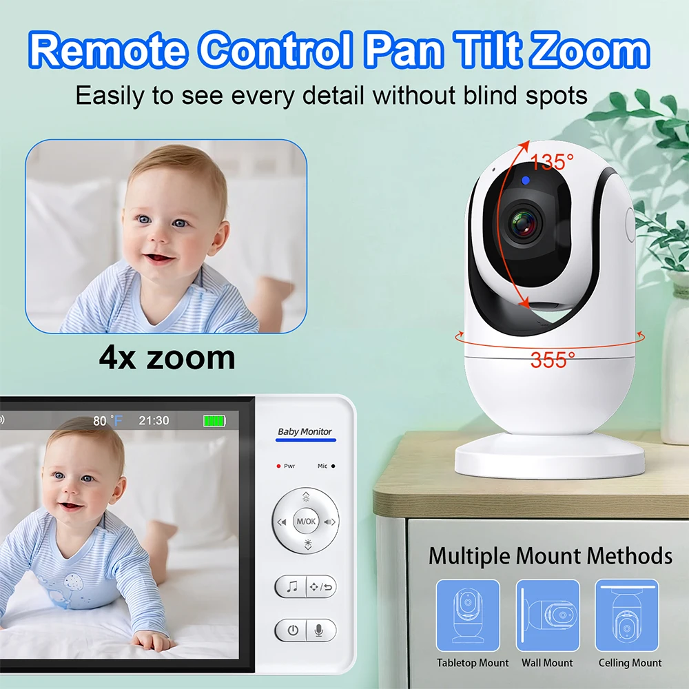 Monitor de vídeo para bebês, 7 - Home Cinema Wireless avaliação e preço