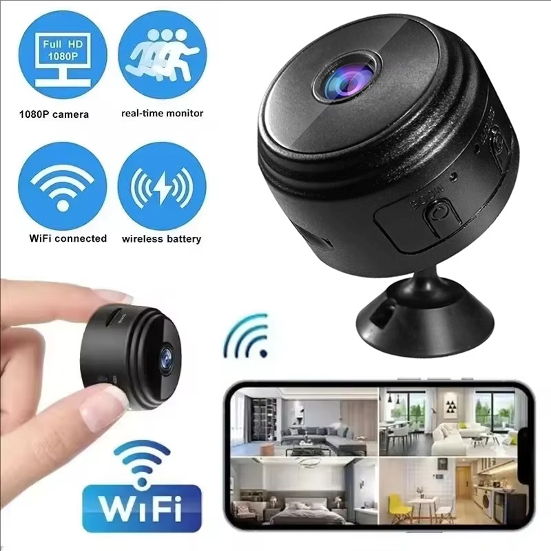 Câmeras Mini A9 1080P WiFi, Câ - Home Cinema Wireless avaliação e preço