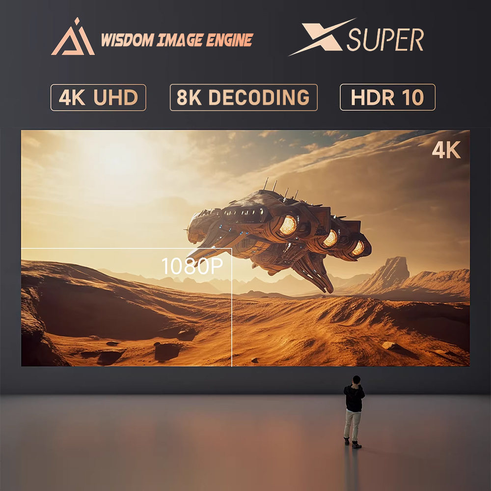 Projetor Dangbei F6 DLP 4K com - Audio Home Cinema avaliação e preço
