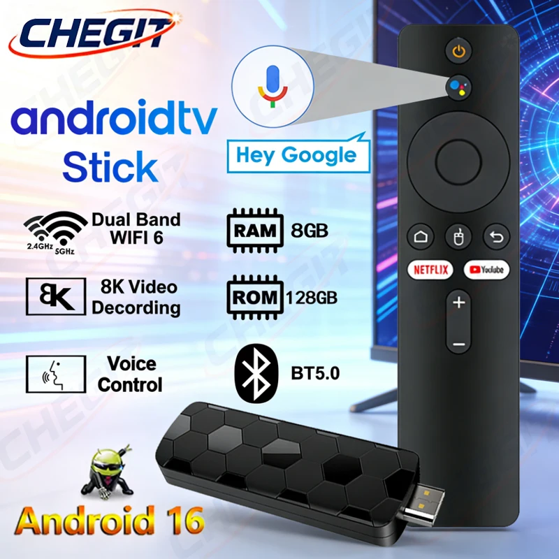 Android 16 8K Ultra HD TV Stic - Home Cinema Tv avaliação e preço