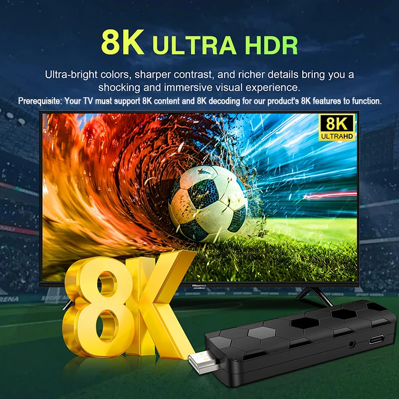 Android 16 8K Ultra HD TV Stic - Home Cinema Tv avaliação e preço
