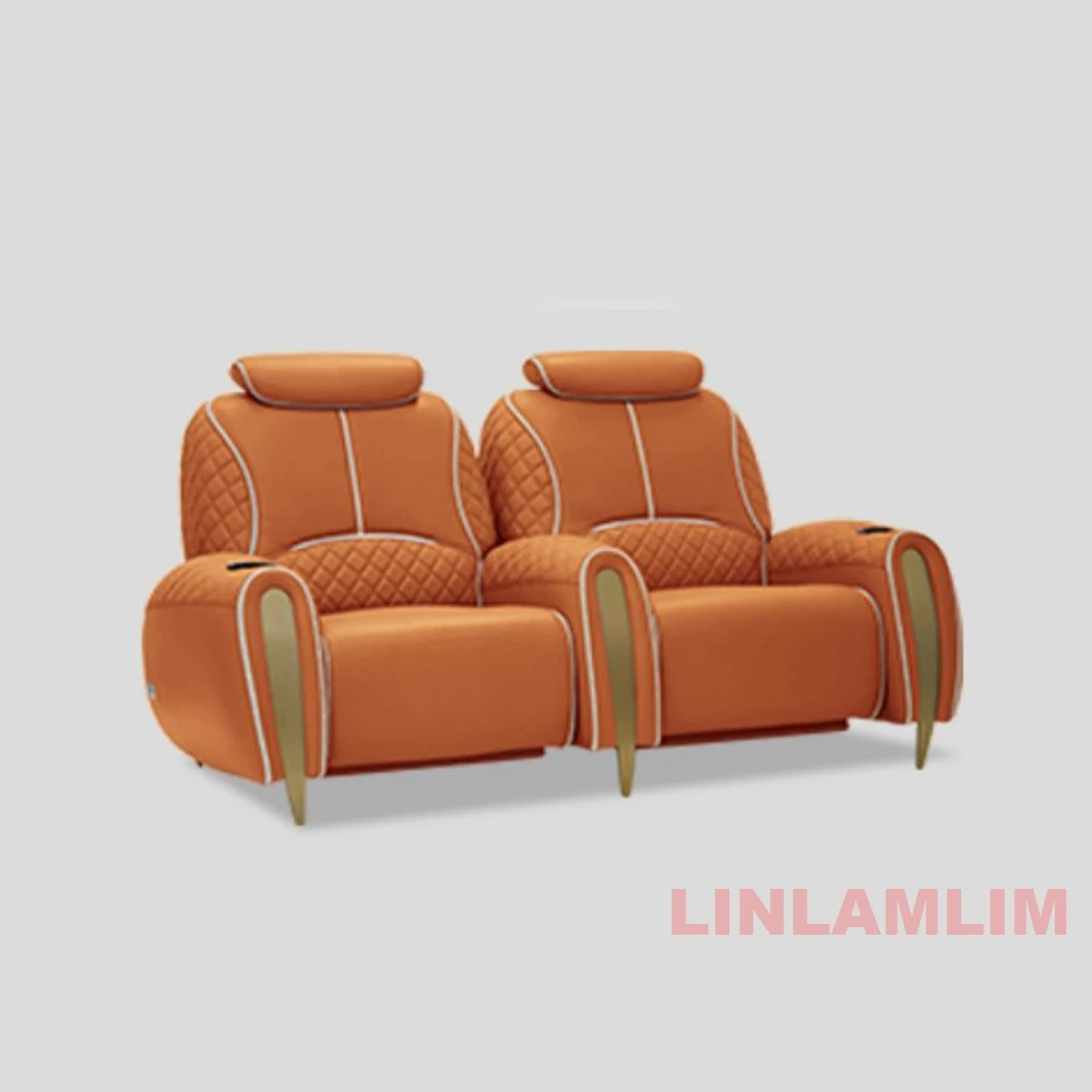 Sofá reclinável elétrico luxuo - Home Cinema Chairs avaliação e preço