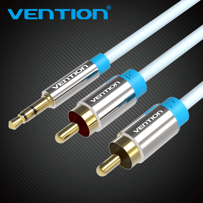 Vention cabo rca 3.5 para 2rca - Home Cinema Tv avaliação e preço
